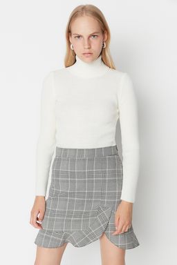 Siyah-Beyaz Ikili Paket Triko Kazak TWOAW22KZ1767 - Trendyolmilla фото 4