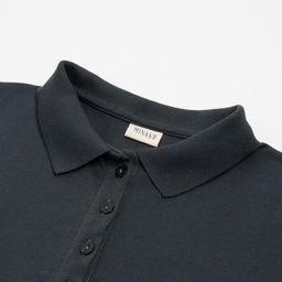 Футболка поло женская MINAKU: Basic line, графит, размер 42