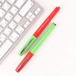 Ручка гелевая черная паста «Ручки для ЕГЭ заряжены на удачу», 2 шт.