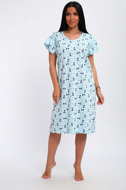 Сорочка женская (01064 синий) - Плиона фото 3