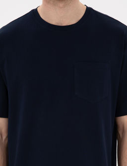 Lacivert Comfort Fit Basic Ti__rt - Pierre cardin фото 6