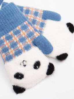 Варежки детские на шнурке Kim Lin  фото 2