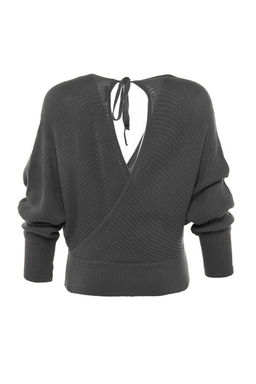 Antrasit Kruvaze Triko Kazak TWOAW21KZ1277