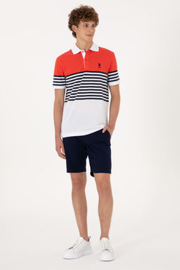 Erkek Regular Fit Polo Yaka K_rm_z_ Ti__rt Sepette S_rpriz _ndirim - U.s. polo assn фото 4