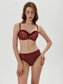 CONTE Бюстгальтер TATOUAGE RB8042 бордо  фото 3