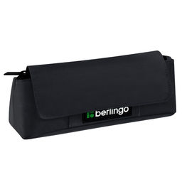 Пенал мягкий 1 отд. Berlingo "Black focus", 215*90*45 (BR-PM-080601) внутр. органайзер, магнит, полиэстер