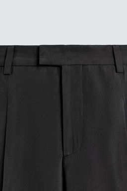 BLAZER CRUZADA TRAJE 100% LINO ESPIGA / ?ndigo - Zara фото 7