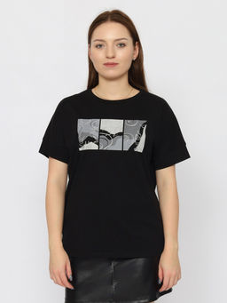 CRB wear / CSMW 60352-22 Футболка женская,черный/Ex.Cherubino