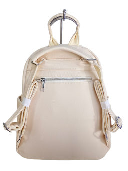 Сумка-рюкзак из искусственной кожи, цвет молочный - Greta фото 2