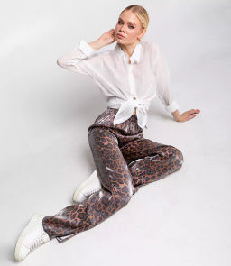 Брюки #БШ2245, коричневый