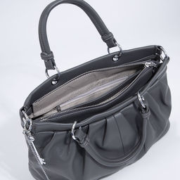 Сумка-тоут на молнии, цвет серый - Simaland фото 7