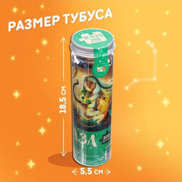 Цена за 2 шт. Пазл в тубусе «Великолепный лев», 300 деталей