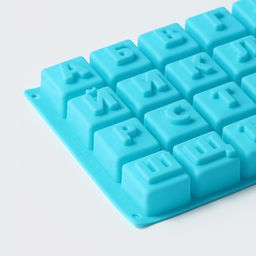 Цена за 2 шт. Форма для шоколада Доляна Алфавит, силикон, 35?18 см, 32 ячейки (3.7?3.7?3 см), МИКС