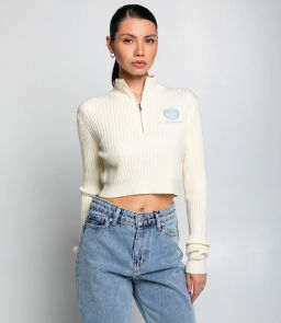 Джемпер #КТ1228, кремовый