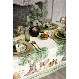 Скатерть Этель Olivia, 220?150 см, 100% хлопок, саржа 190 г/м?