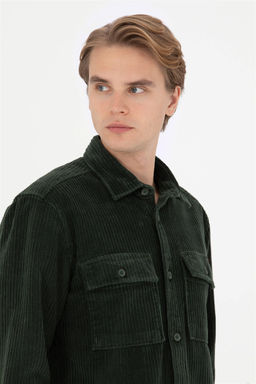 Мужская зеленая рубашка с длинным рукавом - U.s. polo assn фото 2