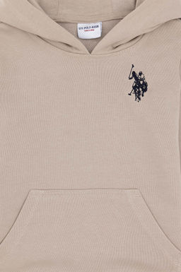 Erkek _ocuk Ta_ Basic Kap__onlu Sweatshirt