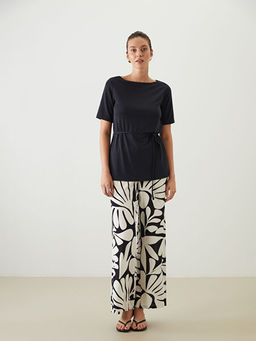 Bisiklet Yaka Kad?n Ti??rt