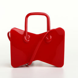 Сумка детская для девочки без застёжки, красная