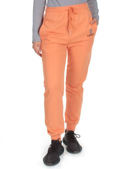 Q-02 ORANGE Брюки спортивные женские (85% хлопок, 15% полиэстер) - Фабричный китай фото 8