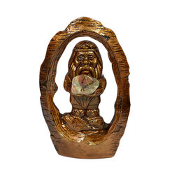 Магнит с самоцветами "Дед в коре" 70*110мм Радуга камня