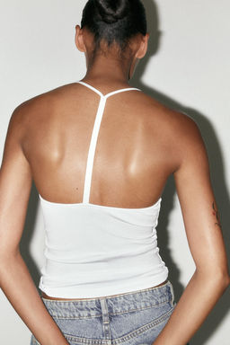 HALTER TOP WITH STRAP DETAIL - Zara фото 37