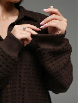 Стелла рубашка женская (шоколад) - Lovetex фото 9