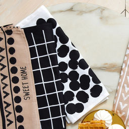 Полотенце кухонное Доляна Горох 35х60 см, 100% хлопок, 160г/м2  фото 7