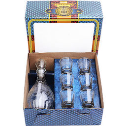 1231-Г Набор д/вина 7пр. Мираж графин+6 стаканов - Mayer&boch фото 7