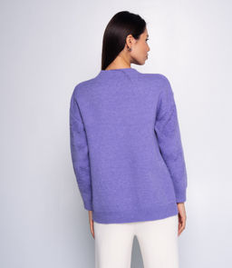 Джемпер #КТ642 (2), сиреневый - Dommod фото 3
