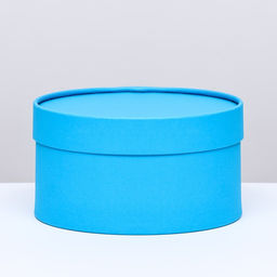 Подарочная коробка Морской аквамарин голубой, завальцованная без окна, 21х11 см - Simaland фото 4