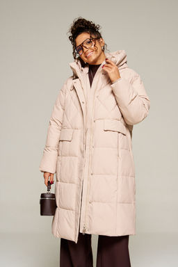 Пальто Beautiful Free 8016 песочный