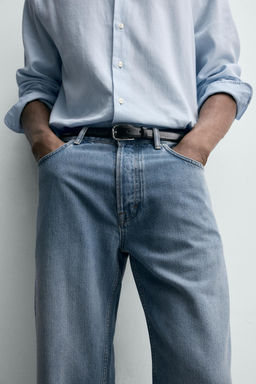 JEANS LIGEROS ALGOD?N - LYOCELL / Azul medio - Zara фото 7