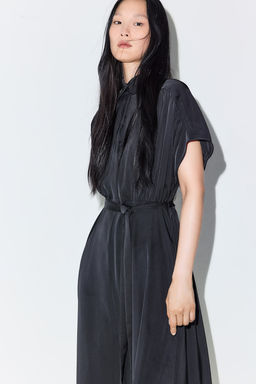 Vestido con cinturon de anudar - H&m фото 2