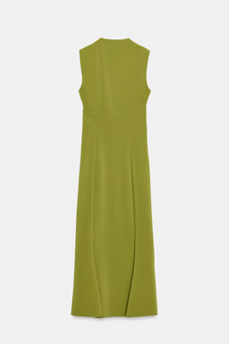 VESTIDO ESCOTE CORAZ?N / Verde - Zara фото 6