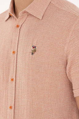 U. S. Polo Assn / Мужская рубашка с коротким рукавом в плитку - U.s. polo assn фото 7