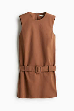 Belted mini dress