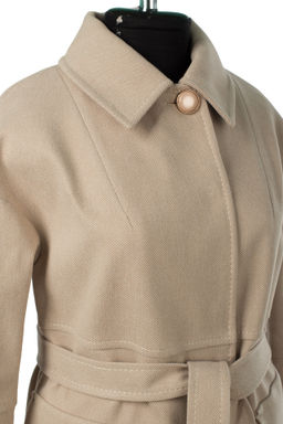 Пальто женское демисезонное (пояс) - El podio фото 12