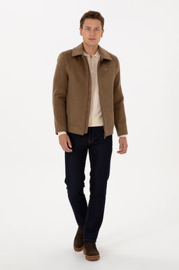 Erkek Camel Ka_e Mont - U.s. polo assn фото 4