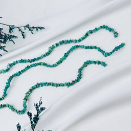 Бусины для рукоделия из Бирюзы крошка 40 см