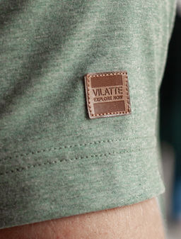 Футболка из премиального хлопка с авторским принтом - Vilatte фото 6