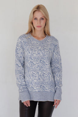 10414 Джемпер серо-голубой - Martichelli фото 11