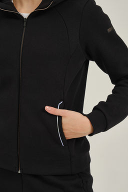 Толстовка на молнии Черный TRN Knit Track Top - Anta фото 4