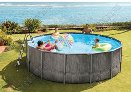 -15% Бассейн на опорах 457х122см (фильтр-насос 3,8 м3/ч, лестница, подстилка, тент), INTEX  фото 4