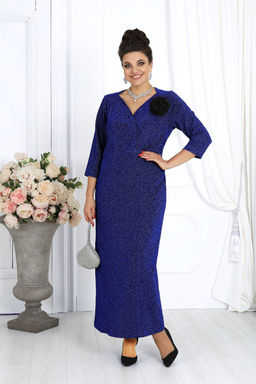 Платье Ninele 7431-Р темно-синий - Mira fashion фото 679