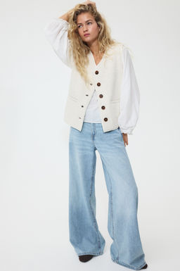 Wide Regular Jeans - H&m фото 5