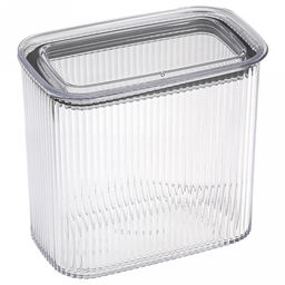 Контейнер для сыпучих продуктов пластмассовый "Рим" 1,5л, 15х9,1х14,2см (Россия)