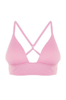 TRENDYOLMILLA Turuncu Ucgen Push Up Dokulu Bikini Ustu TBESS21BU0010  фото 6