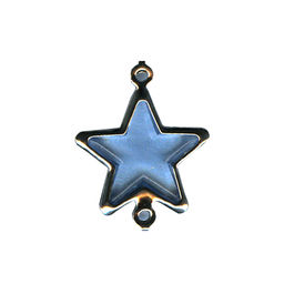 Страз в оправе Gamma MS-02 16 х 16 мм акрил 50 шт в пакете с еврослотом СК/Распродажа №11 голубой