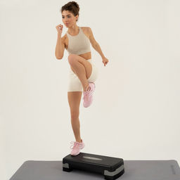 Степ-платформа ONLYTOP, 2-уровневая, 68×28×15 см, до 100 кг